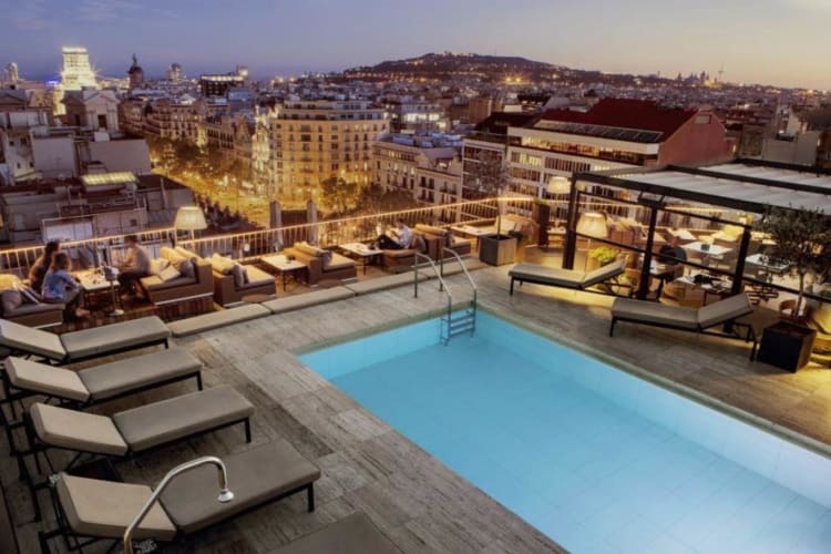 Rooftop bar